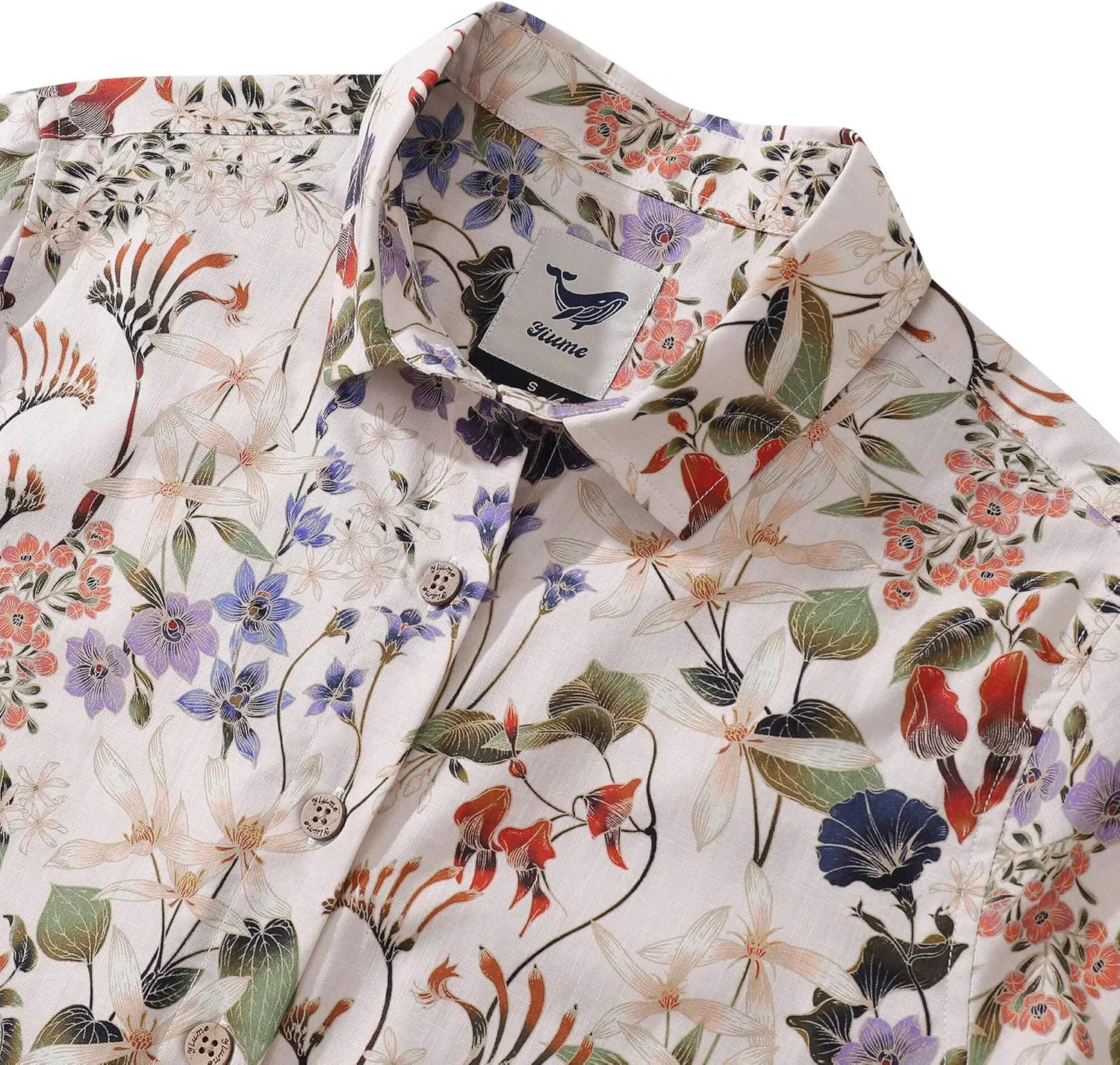 Womens Hawaiian Shirts Tropical Print Short Sleeve Button Down Shirt Casual Hawaii Beach Top Blouse