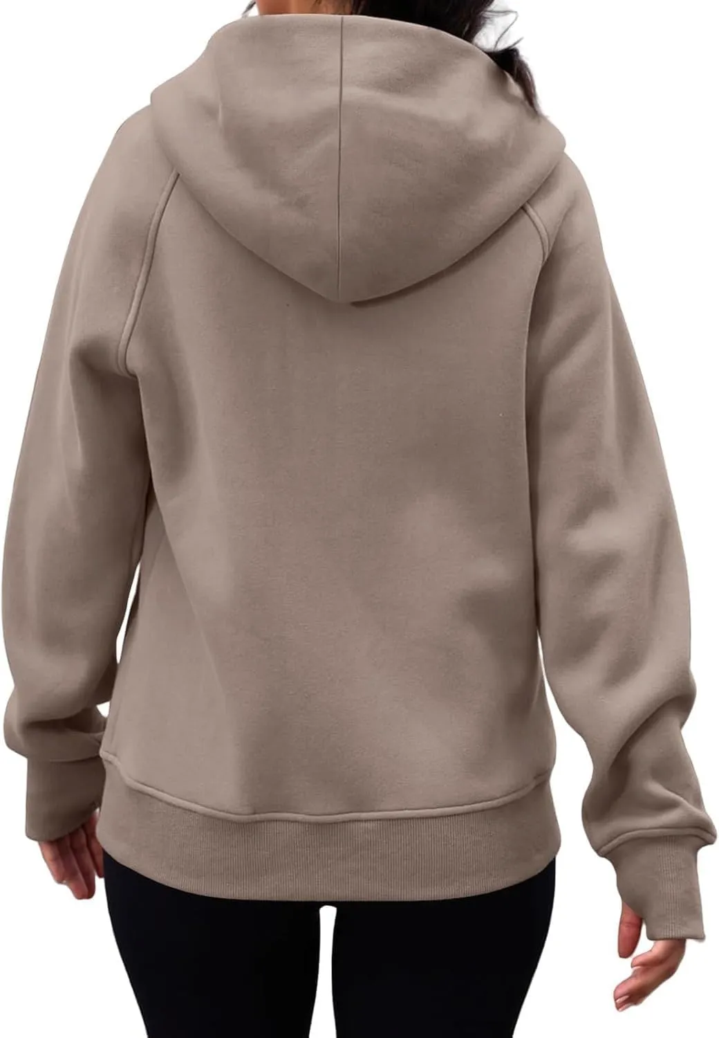 Women's Oversized Sweatshirts Fall Sweaters Zip Up Hoodies Fashion Outfits Fleece Jackets Winter Clothes