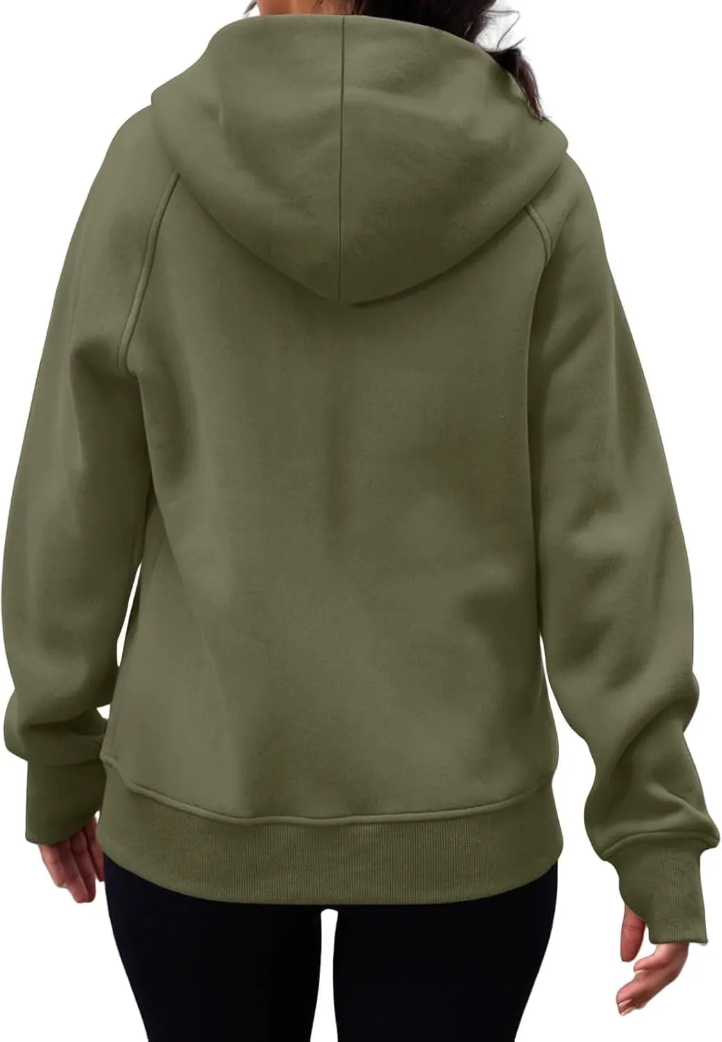 Women's Oversized Sweatshirts Fall Sweaters Zip Up Hoodies Fashion Outfits Fleece Jackets Winter Clothes