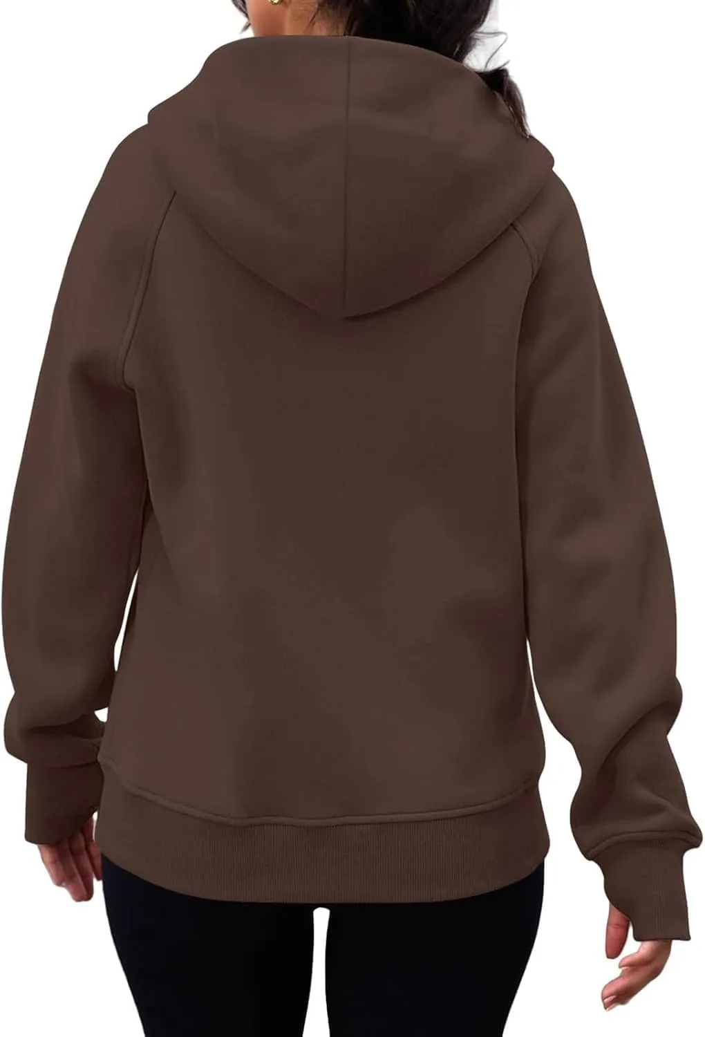 Women's Oversized Sweatshirts Fall Sweaters Zip Up Hoodies Fashion Outfits Fleece Jackets Winter Clothes