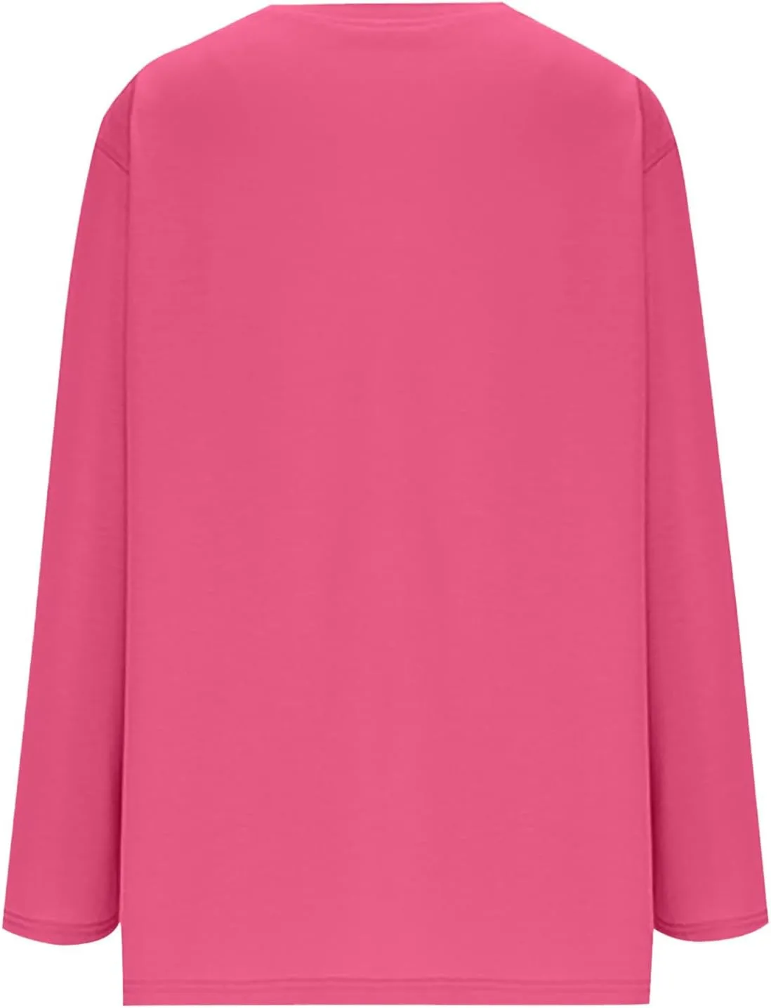 Womens Oversized Tops Long Sleeve Lightweight Shirts 2025 Spring Fashion Trendy Tops Crewneck Casual Solid Basic Tee