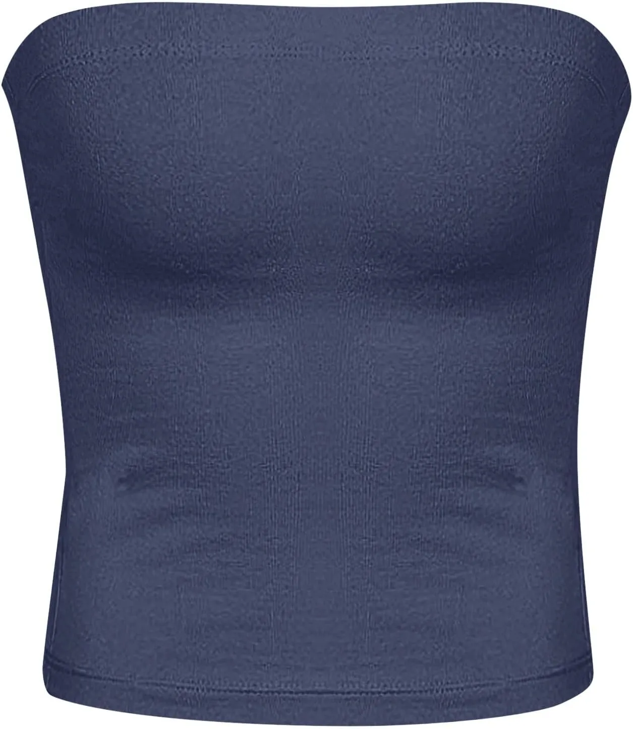 Womens Tube Top Strapless Crop Top Sexy Sleeveless Backless Bandeau Y2K Going Out 2025 Summer Outfits