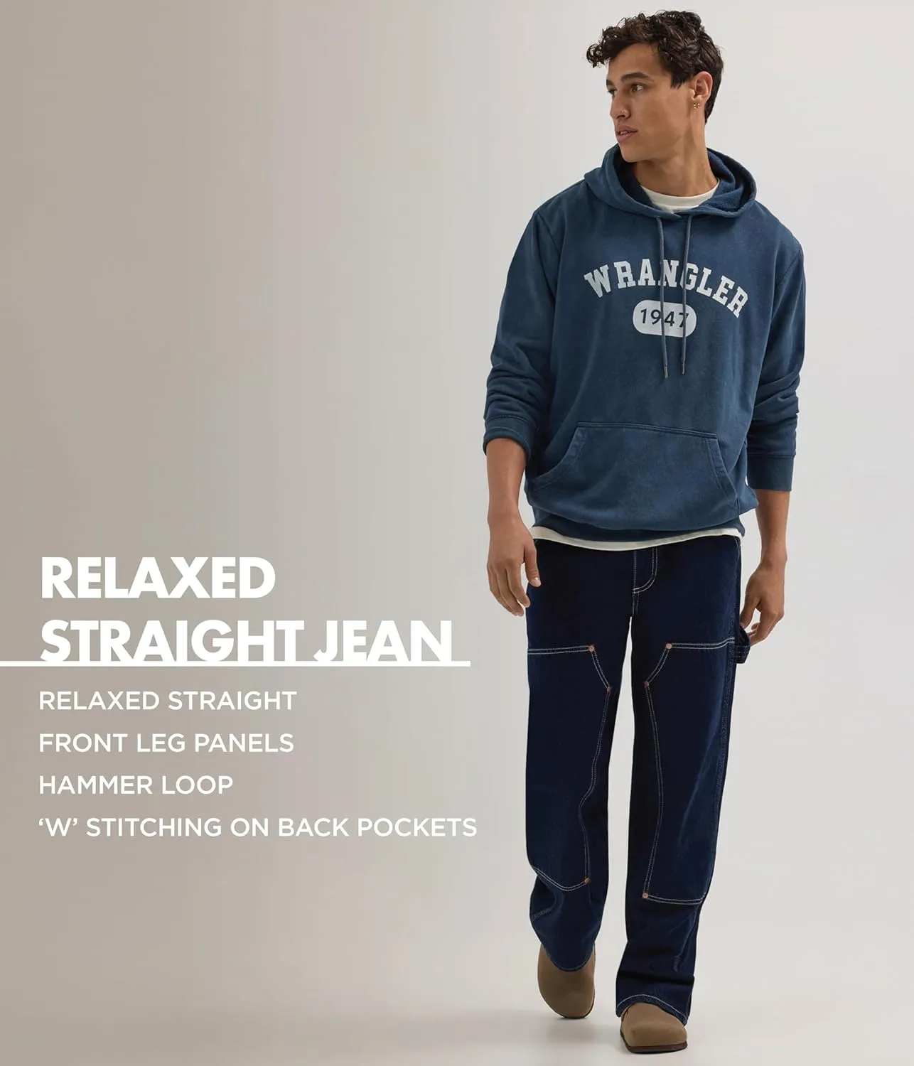 Wrangler Men's Relaxed Straight Jean