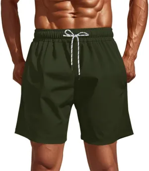 Xiaojmake Men's 5" Athletic Running Shorts Quick Dry Lightweight Workout Sports Gym Training Short Swim Trunks with Pockets