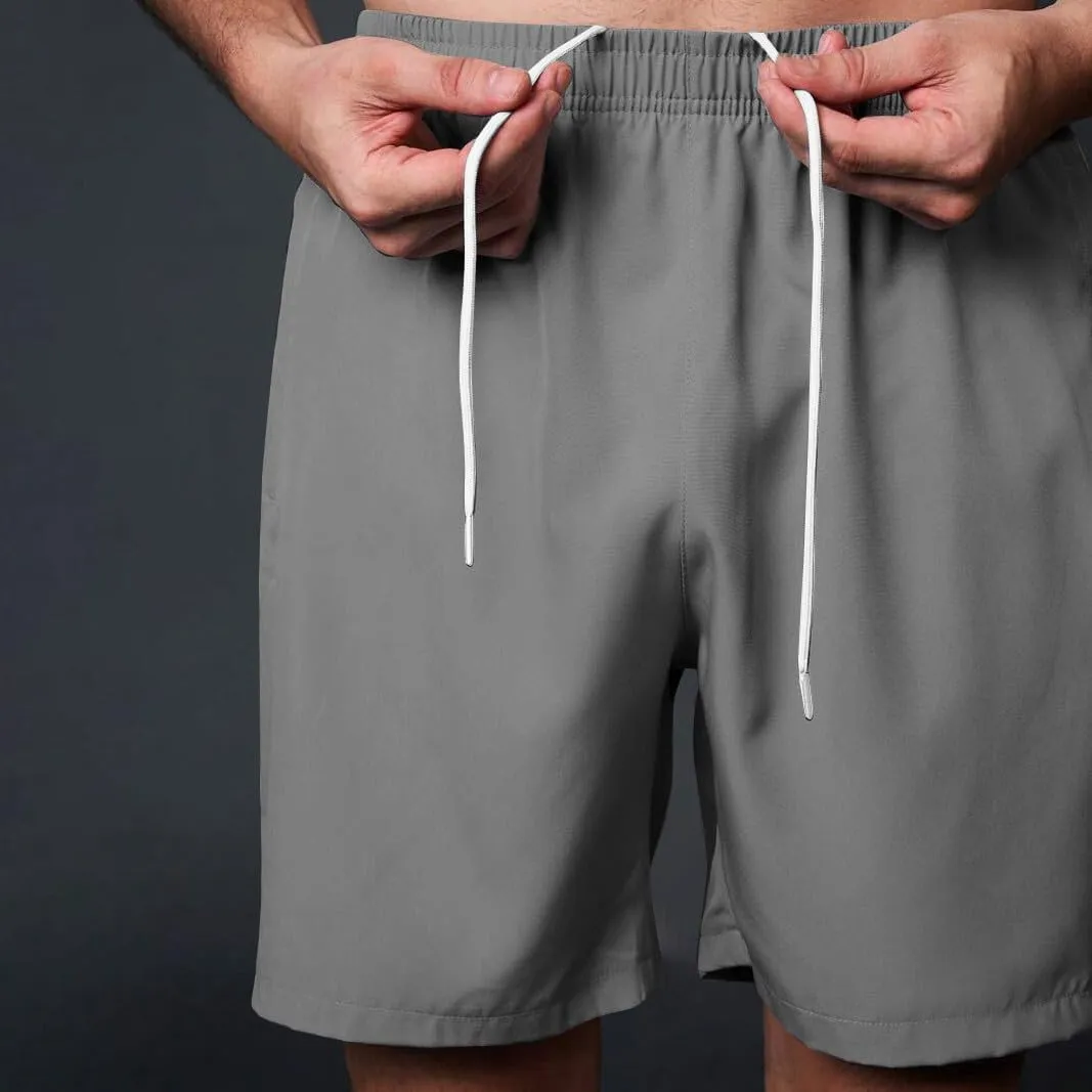 Xiaojmake Mens Gym Workout Athletic Shorts Lightweight Running Shorts Quick Dry Short UPF50  Hiking Short with Zipper Pockets