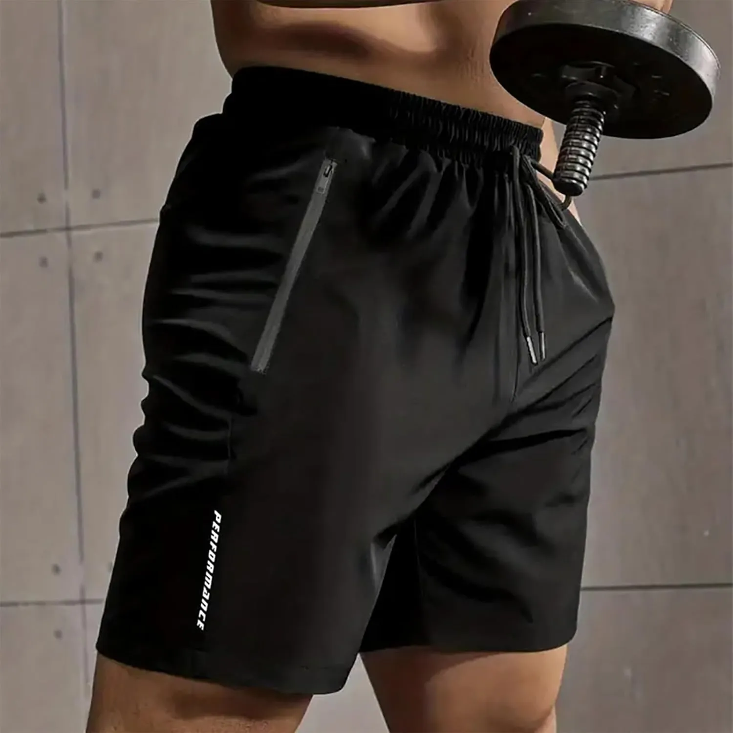 Xiaojmake Mens Running Shorts Lightweight 7 Inch Drawstring Workout Athletic Shorts Quick Dry Gym Shorts with Zipper Pockets