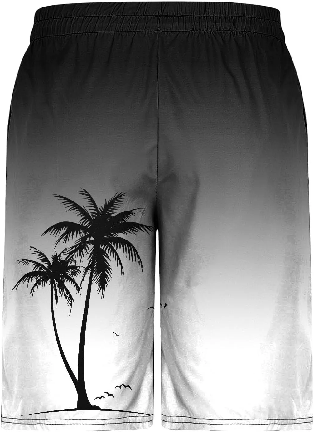 Xiaojmake Mens Swim Trunks 9 Inch Quick Dry Beach Board Shorts Hawaiian Tropical Swimwear Bathing Suit Swim Short with Pocket