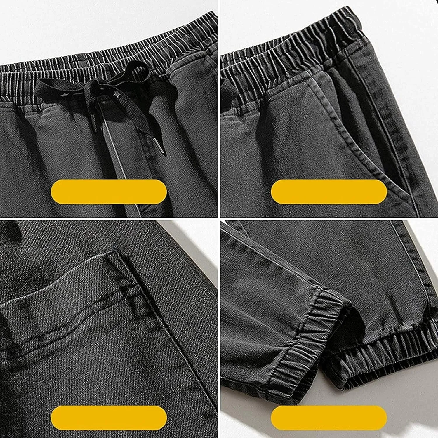 XYXIONGMAO Streetwear Hip Hop Cargo Joggers Pants for Men Denim Overalls Sports Harness Feet Harlan Casual Trousers