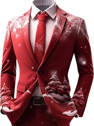 ZYXTIM Mens Floral Tuxedo Jacket Paisley Shawl Lapel Sequin Blazer Suit Dinner Party Prom Wedding Tuxedo Coat Suit Jacket